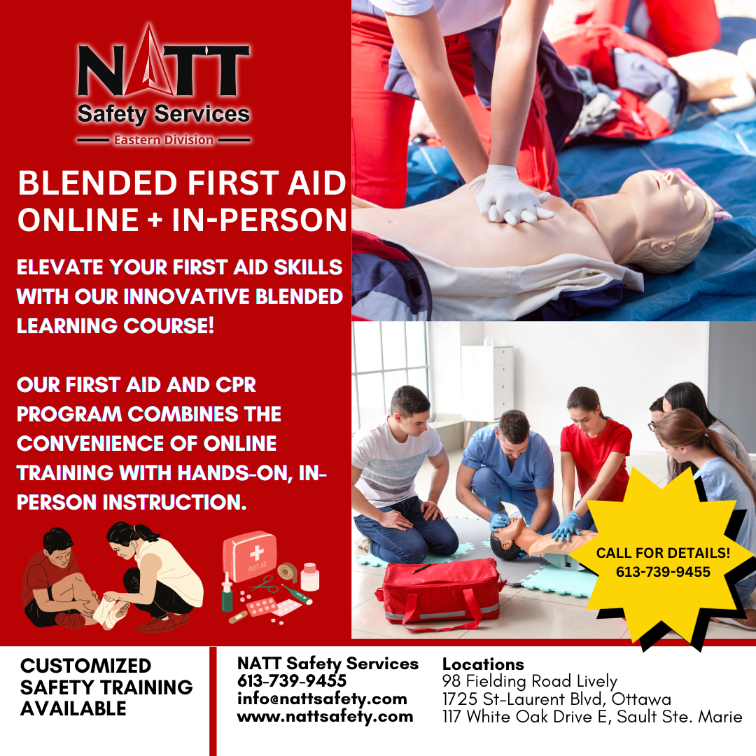 blended first aid online and in person natt safety services lively